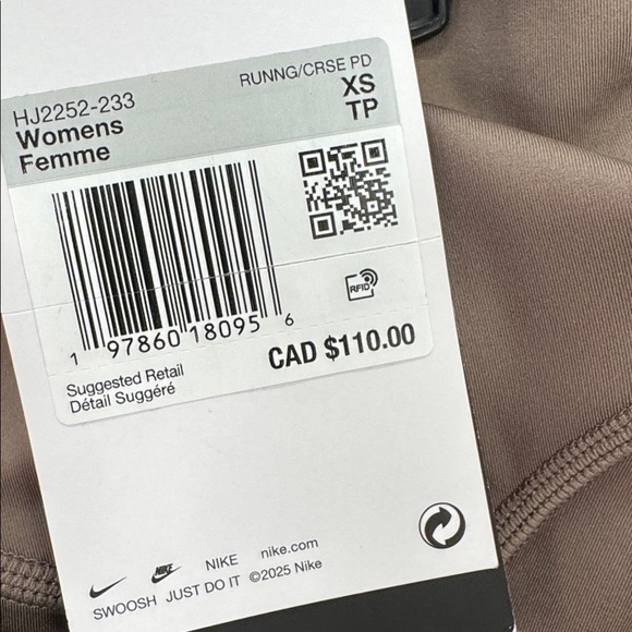 Nike running taupe size extra small XS - Picture 4 of 6